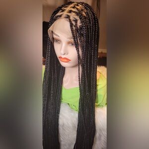 Elegant Black Braided Wig